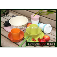 BAMBOO FIBER Niedliche Reise Outdoor Geschirr Set